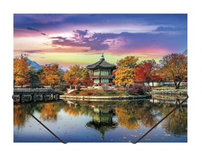 Gumis mappa, 15 mm, PP, A4, PANTA PLAST, "Orient"