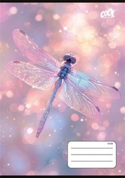 Füzet, tűzött, A5, vonalas, 32 lap, 3. osztály, COOL BY VICTORIA "Magic Sparkle", "12-32"